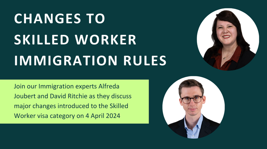 Changes to Skilled Worker Immigration Rules