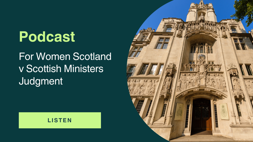 For Women Scotland v Scottish Ministers Judgment