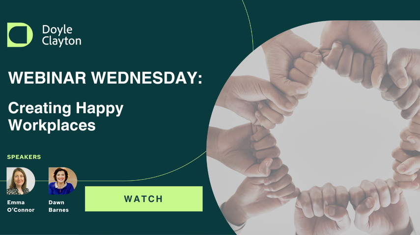 Webinar: Creating Happy Workplaces