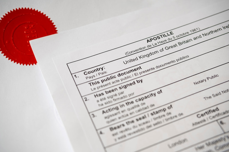 apostille paperwork