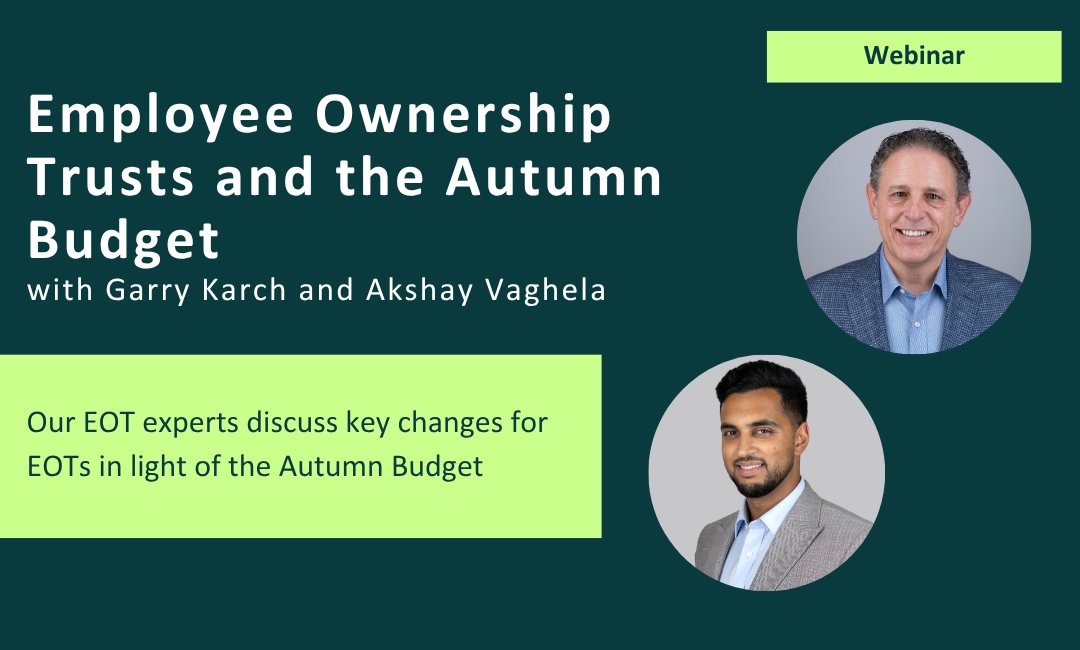 EOTs and the Autumn Budget
