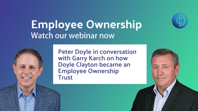 Employee Ownership - A Conversation with Peter Doyle CEO