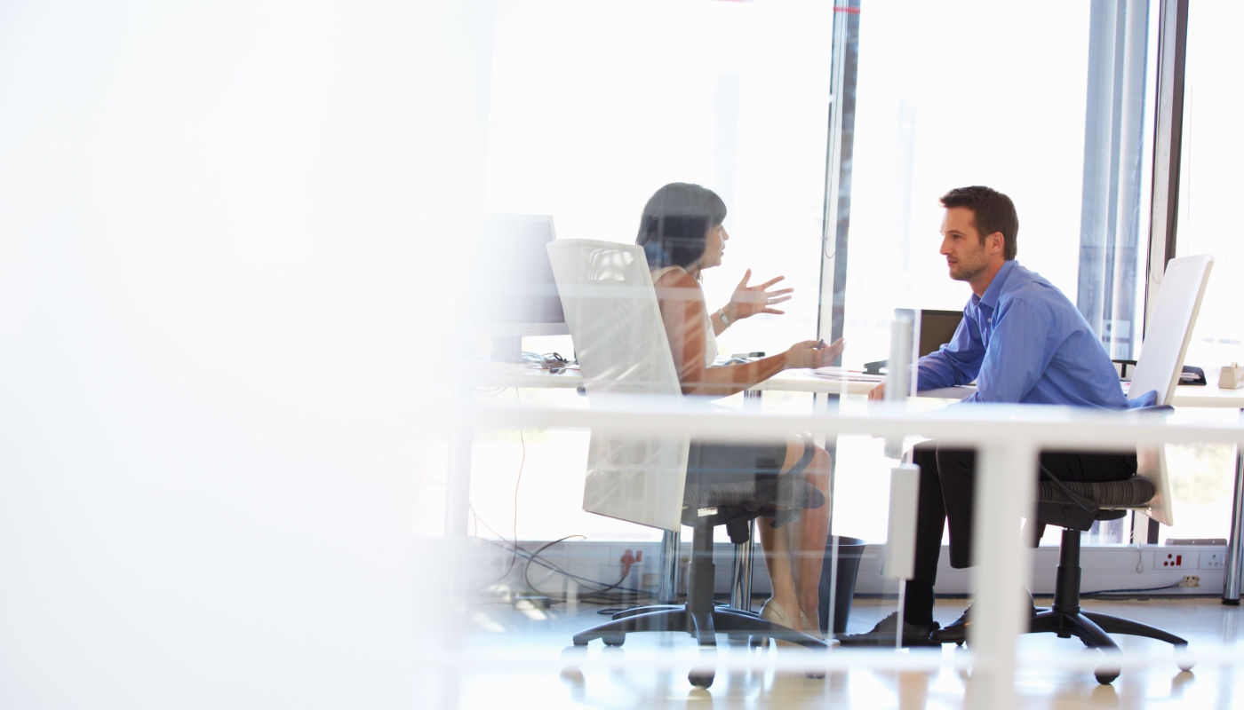 business and and woman meeting
