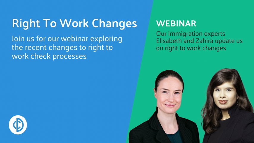 Right to Work Checks - changes from 6 April