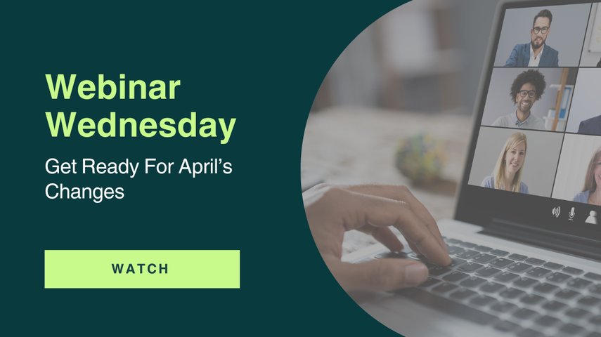 Get Ready For April's Changes