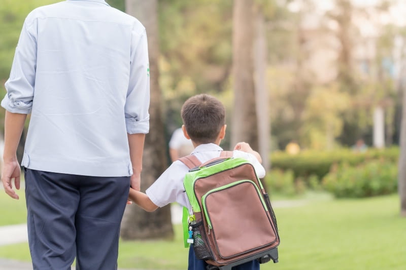 adult holding Childs hand